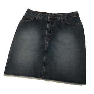 Vintage Santa Barbara Blue Denim Mini Skirt